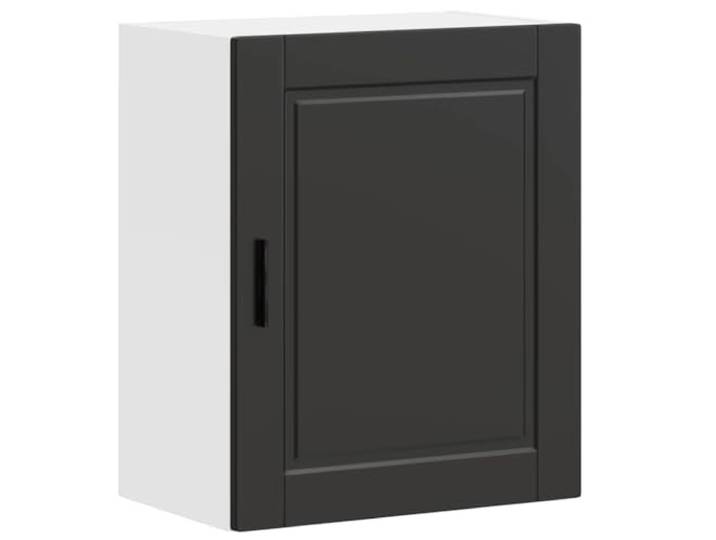 CATRP-Flower Stand Wandschrank für die Küche, Portwein schwarz Hängeschrank, Aufbewahrung von Schüsseln, Tellern, Töpfen, Wandbefestigung im Lieferumfang enthalten