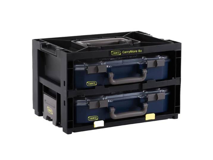 Raaco CarryMore 80x2 - Opberg- en transportsysteem - 2x CarryLite 80 4x8-9