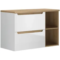 WASCHTISCHUNTERSCHRANK 90cm Livia Weiß