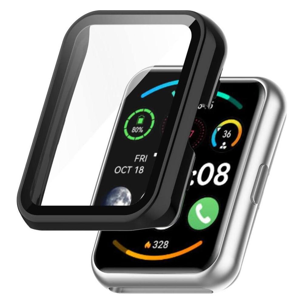 Cover-Discount OPPO Watch Free - Schutz Case mit Panzerglas schwarz (680700993A)