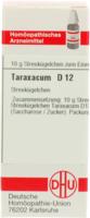 TARAXACUM D 12 Globuli 10 g