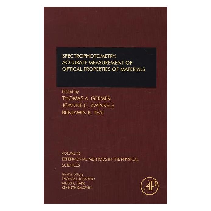 Academic Press Spectrophotometry (Englisch) (7837543)