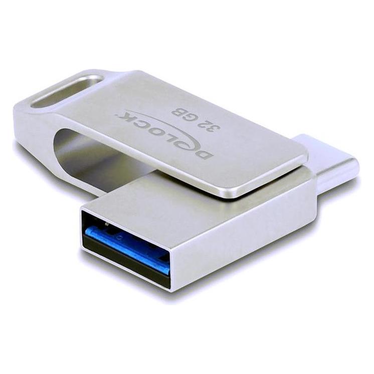 Delock USB-Flash-Laufwerk (32 GB, USB-A, USB-C) (54074)