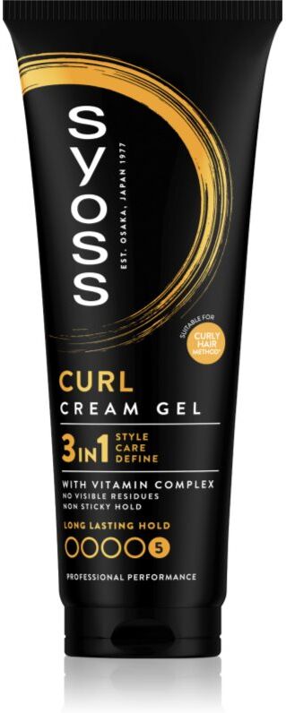 Syoss Curl Cream Gel Stylingcreme für definierte Wellen mit Gel-Textur 250 ml