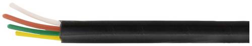 Econ connect MPFK4SW Flachbandkabel Schwarz 100m