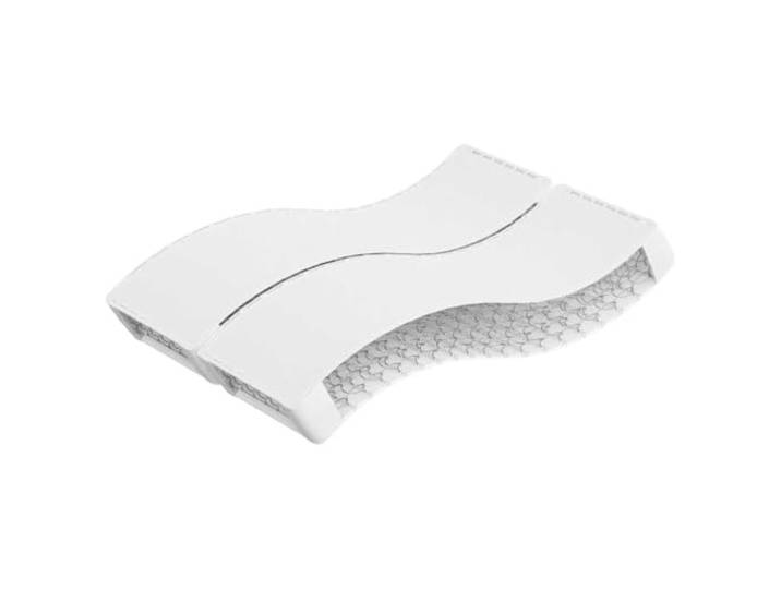 Bonell-Federkernmatratze, mittel, 120 x 200 cm Zwei einzelne Kerne, Bezug waschbar bei 40 °C, Handabzieher, komprimiert und gerollt in Box