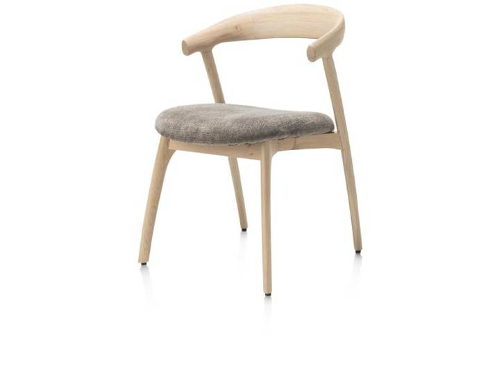 2er Set Henders & Hazel Bellami Esszimmerstuhl Eiche naturell/Stoff