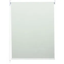 Rollo MCW-D52, Fensterrollo Seitenzugrollo Jalousie, Sonnenschutz Verdunkelung blickdicht 70x230cm ~ creme