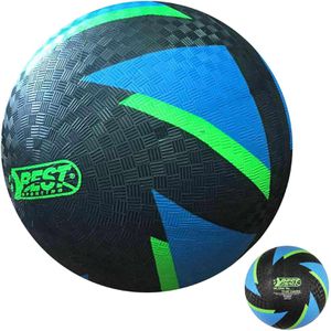 Best-Sporting Fußball Barfuß, Glow in the Dark, Größe 5, 350 Gramm, schwarz/blau/grün, Freizeitball