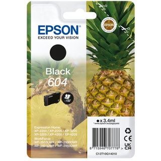 EPSON XP2200 TINTE BLACK 604 150Seiten