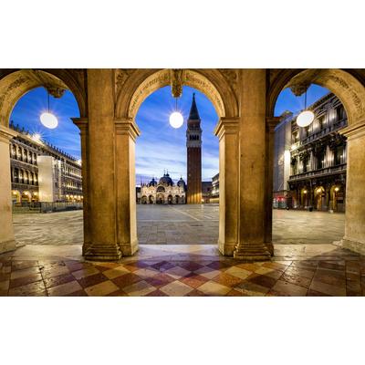 Fototapete PAPERMOON "Altstadt", bunt, B:2,5m L:1,86m, Vlies, Tapeten