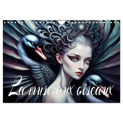 La muse aux oiseaux (Calendrier mural 2027 DIN A4 vertical), CALVENDO calendrier mensuel