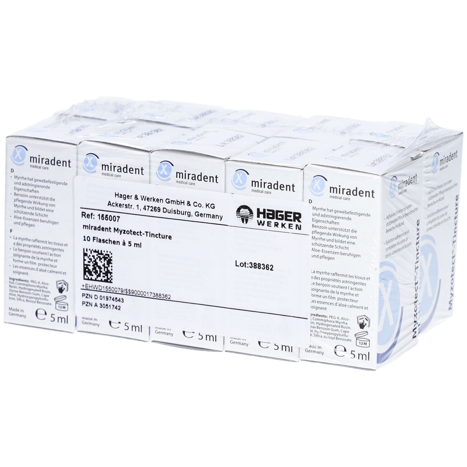 Myzotect Tincture 10x5 ml Flüssigkeit
