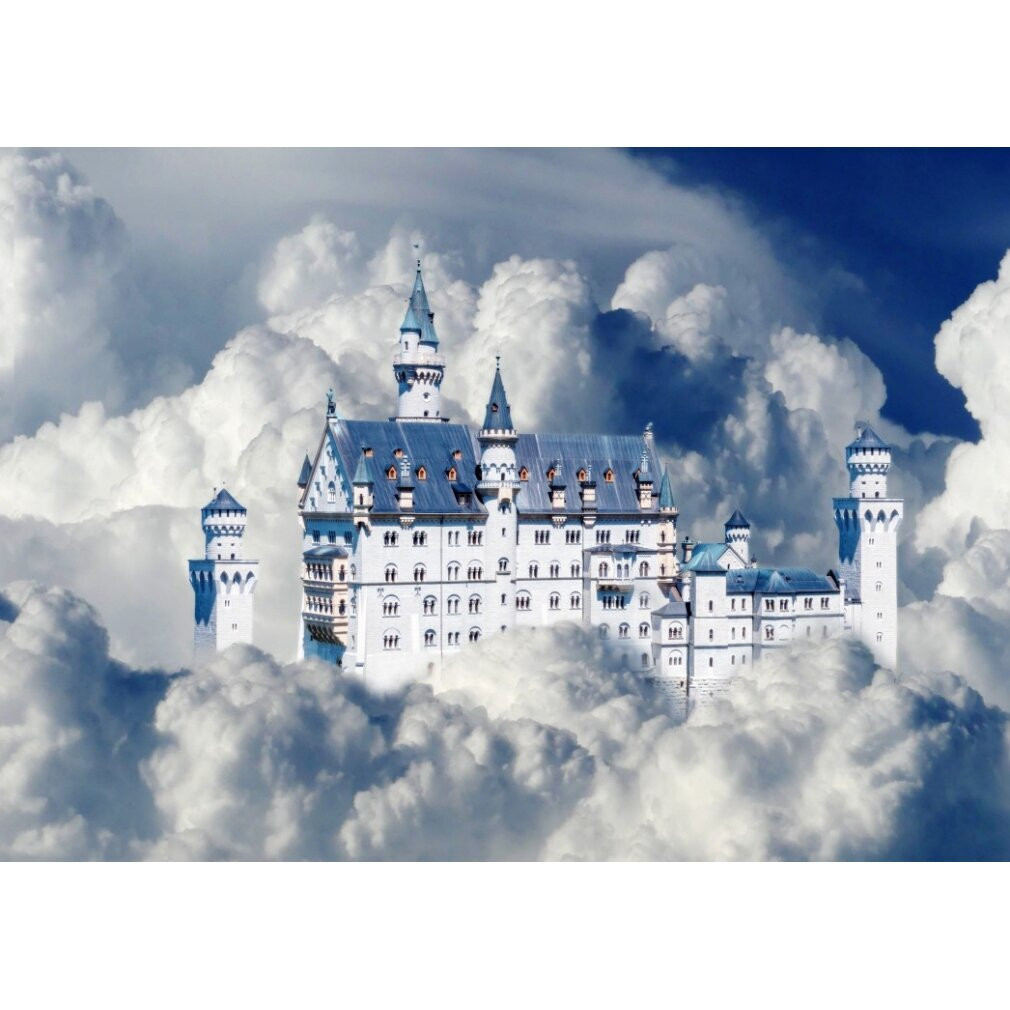 Bluebird Puzzel Neuschwanstein Kasteel in de Wolken 500 stukjes