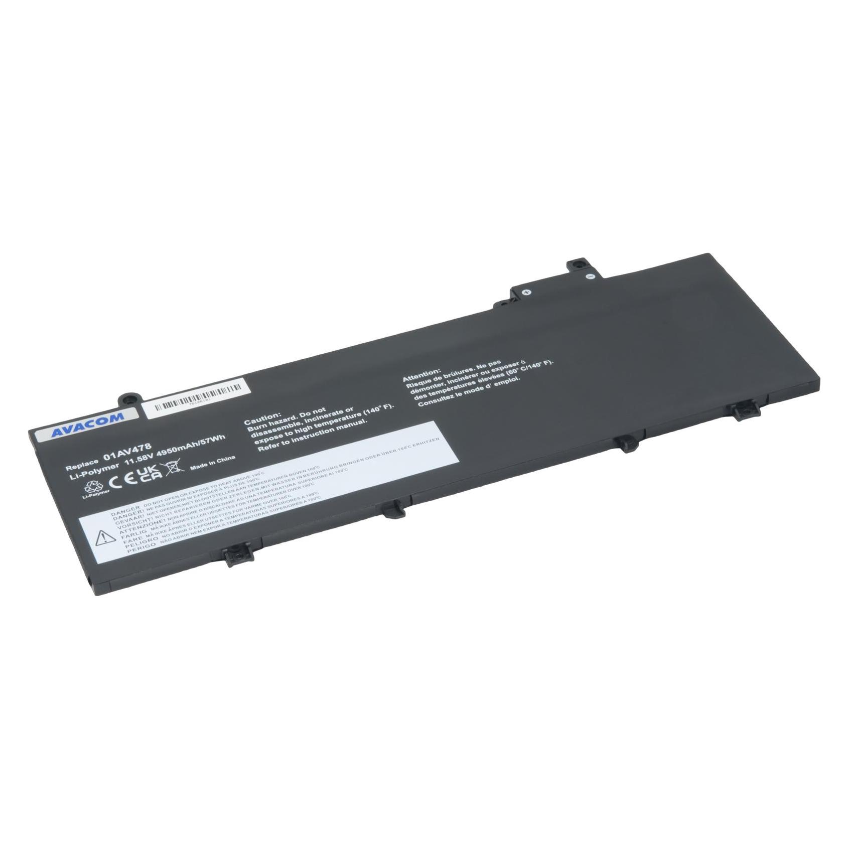 Avacom NOLE-T480S-69P notebook spare part Battery (4 Zellen, 4950 mAh) (NOLE-T480S-69P)