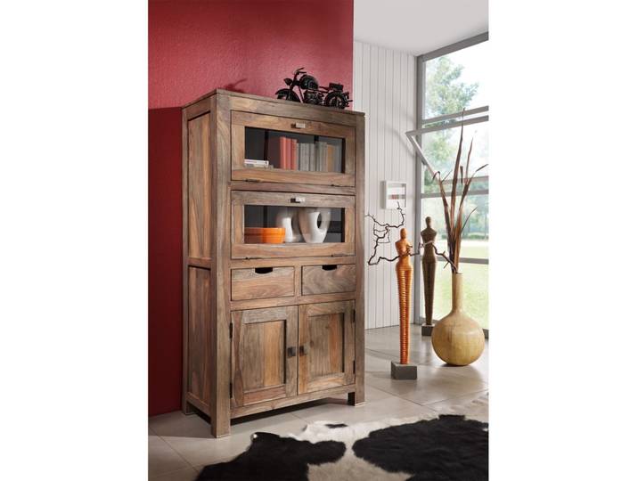 Buffet 80x40 Palissandre huilé Gris taupe NATURE GREY #60