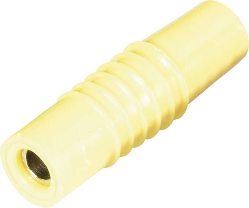 Schnepp KP 4000L Laborbuchse Stecker, gerade Stift-Ø: 4mm Gelb