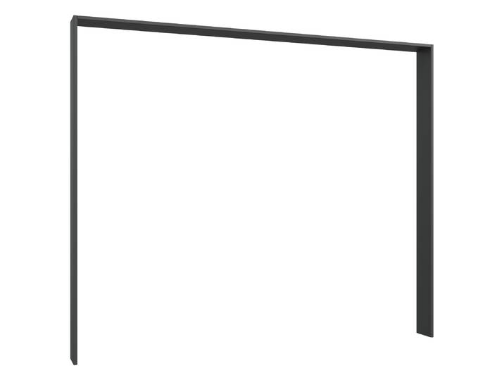 Passepartout Moldau 228cm Schwarz/Graphit Spanplatte, foliert