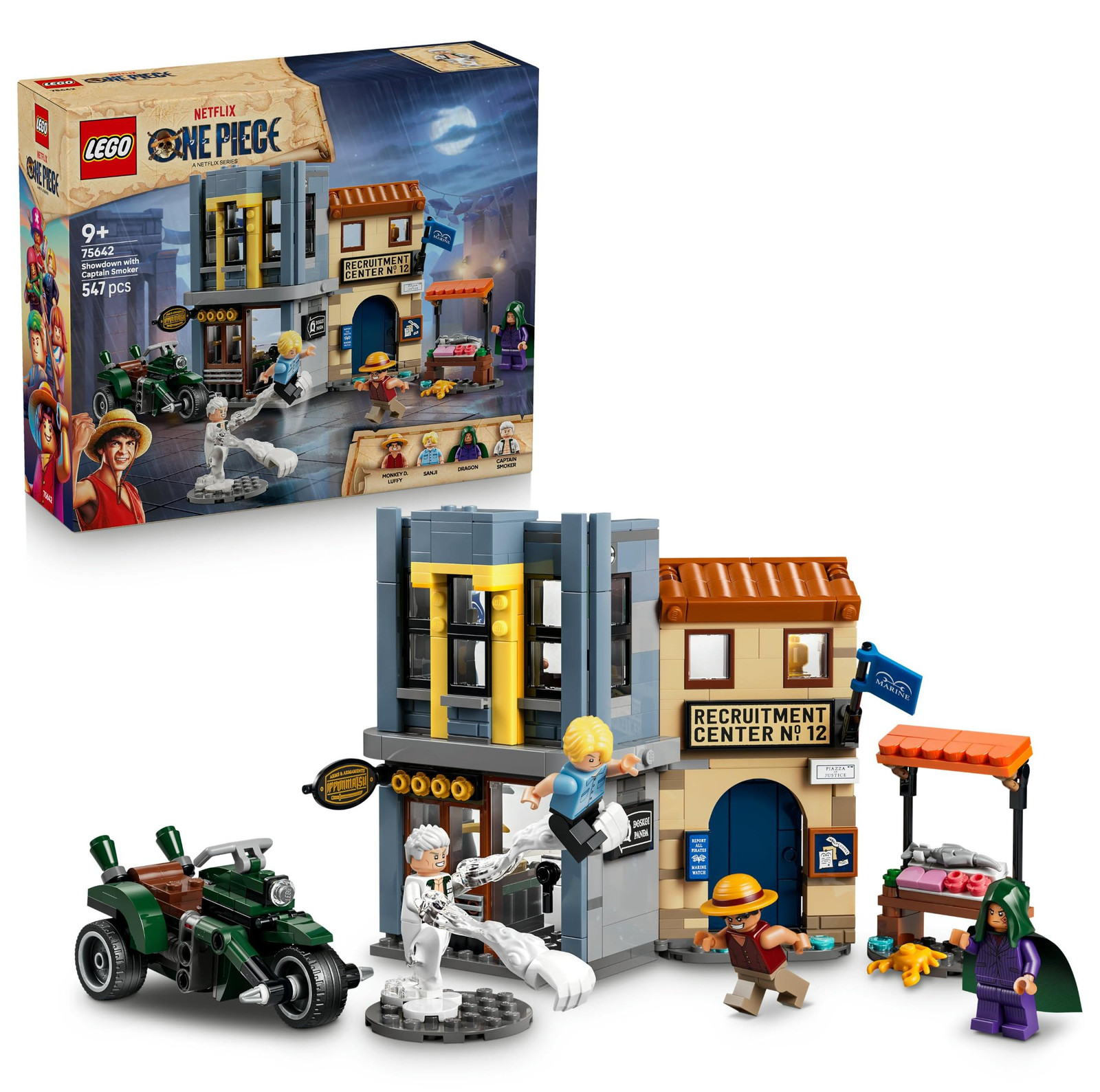 Lego Confrontatie met kapitein Smoker