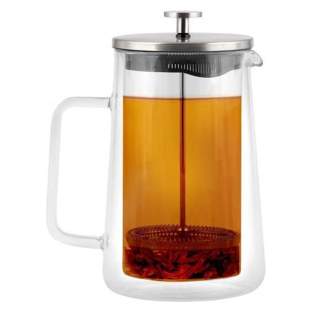 Vialli Design Diva French Press Mattsilber, 1 l (1 l) (52265987)