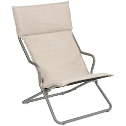Lounger Ancône Lafuma Polster Hedona latte beige, 66x94x71 cm