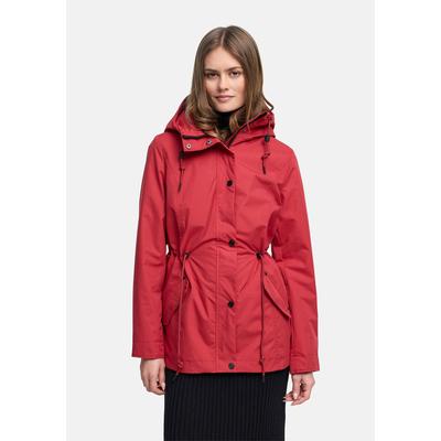 Outdoorjacke MARIKOO "Bonbonparty", Damen, Gr. S, rot (velvet rot), Obermaterial: 100% Polyester. Futter: 100% Polyester. Wattierung: 100% Polyester. Ärmelfutter: 100% Polyester, Jacken Outdoorjacke, leichte Übergangsjacke