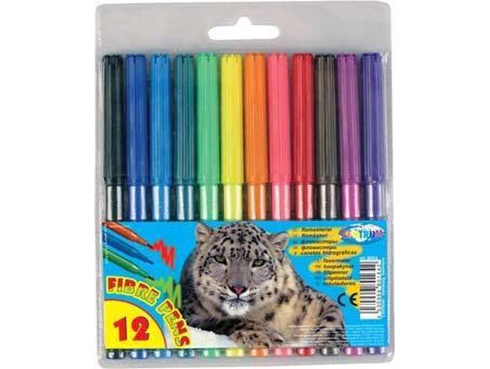 Centrum 80164 - Viltstiften - 12 kleuren (12 stuks)