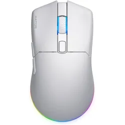 Hator Pulsar 3 Wireless (Kabelgebunden, Kabellos), Maus, Weiss