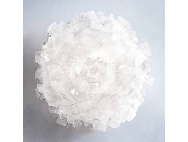 Slamp Designer Wandleuchte Clizia, dimmbar, weiß / opal, für Wohn- / Esszimmer, Kunststoff, Design, Deckenlampe
