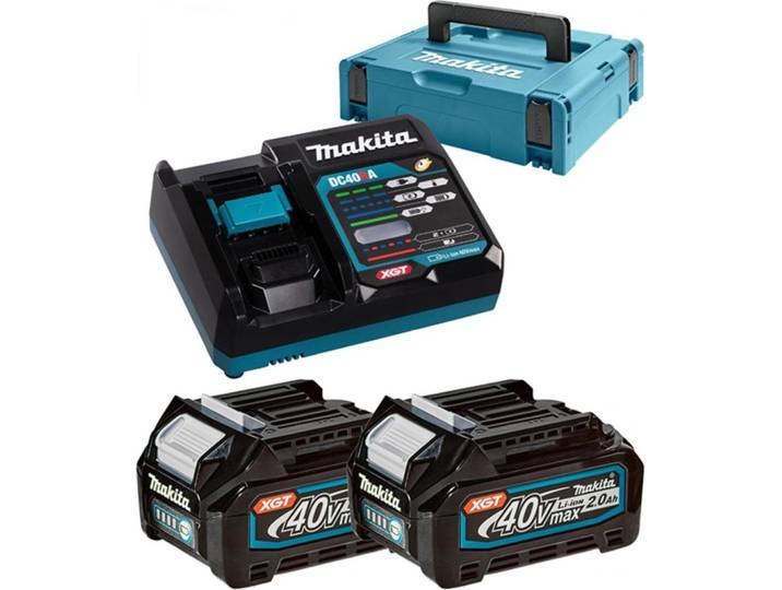 Makita 40V Li-ion MAX Set de 2 batteries 2\,5 ah - Mbox - 191V07-0