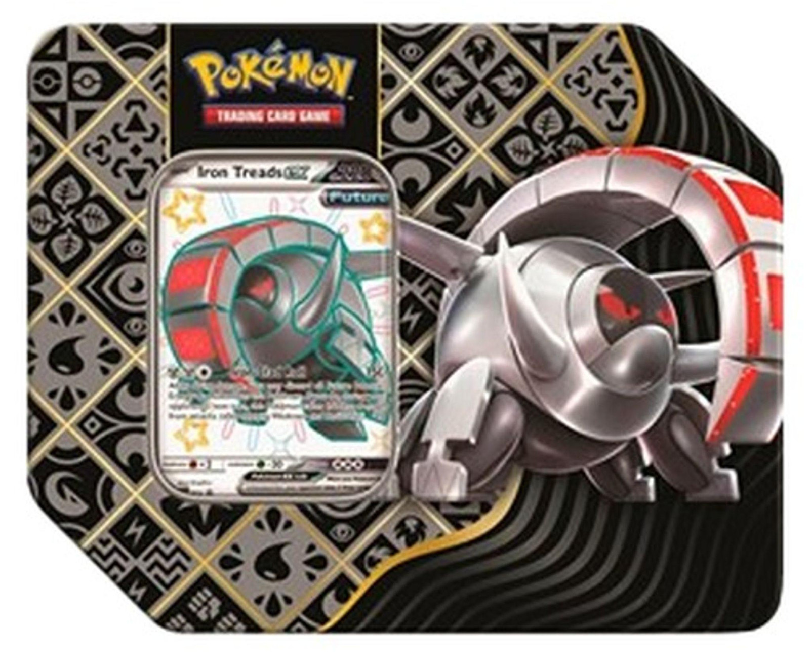 Pokemon Paldean Fates Iron Treads ex Tin van The Pokemon Company
