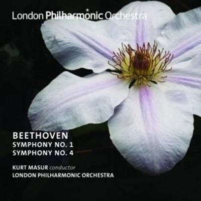 Beethoven: Symphonies Nos. 1 & 4 - Kurt Masur London Philharmonic Orchestra, CD