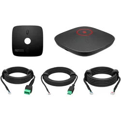 Poly Studio A2-Tischmikrofon schwarz mit Montageplatte E/A-Kabel