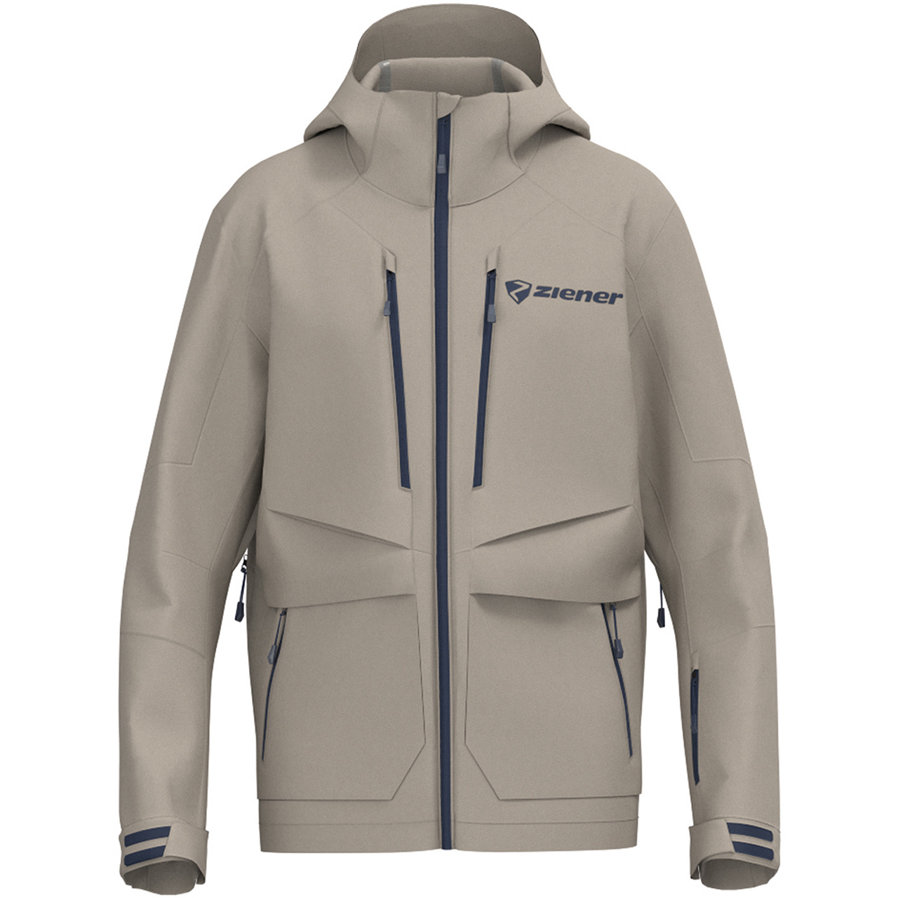 Ziener Herren Skijacke TORBEN sandstone - 50