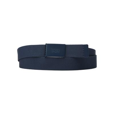 Stoffgürtel LEVI'S "GÜRTEL MIT TONAL LOGO", Damen, blau (marine), Kunstfaser, unifarben, Gürtel Stoffgürtel