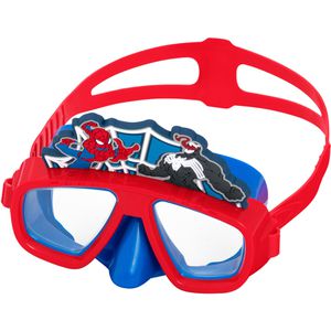 Bestway Schnorchelmaske 98023 Spider-Man, wasserdicht, zweigeteiltes Kopfband, ab 3 Jahren