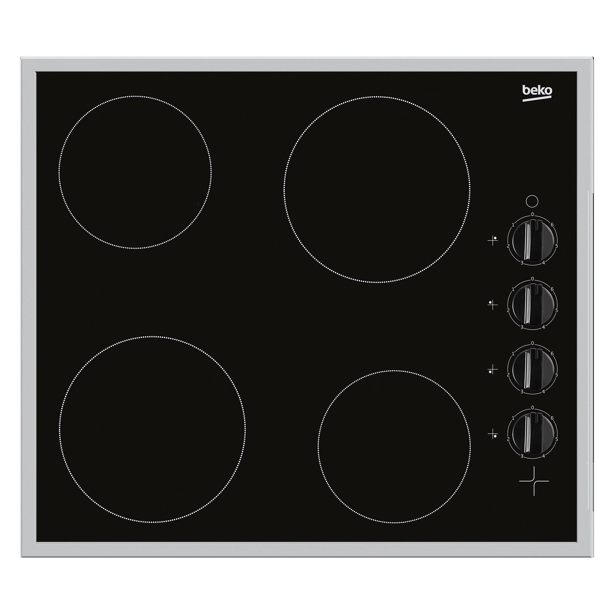 Beko HIC64100X (59 cm, Glaskeramik Kochfeld) (7756182901)