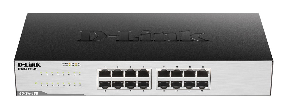 D-Link GO-SW-16G/E 16-Port Gigabit Easy Desktop Switch
