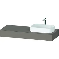 Duravit Konsole „Qatego“ in Basalt Matt