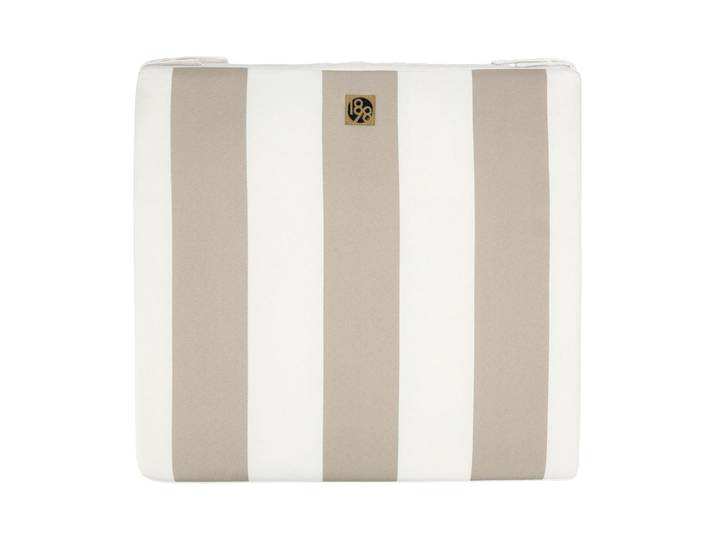 1898 Coussin de chaise Lunda 42x45 cm Taupe striped