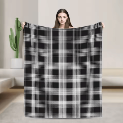 Inspire Curations Royal Stewart Tartan Plaid Soft Fleece Throw Blanket 8 200x150cm 80x60in