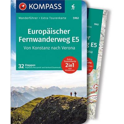KOMPASS Wanderführer 5962 Europäischer Fernwanderweg E5, Von Konstanz nach Verona, Taschenbuch von Gerhard Stummvoll,Raphaela Moczynski,