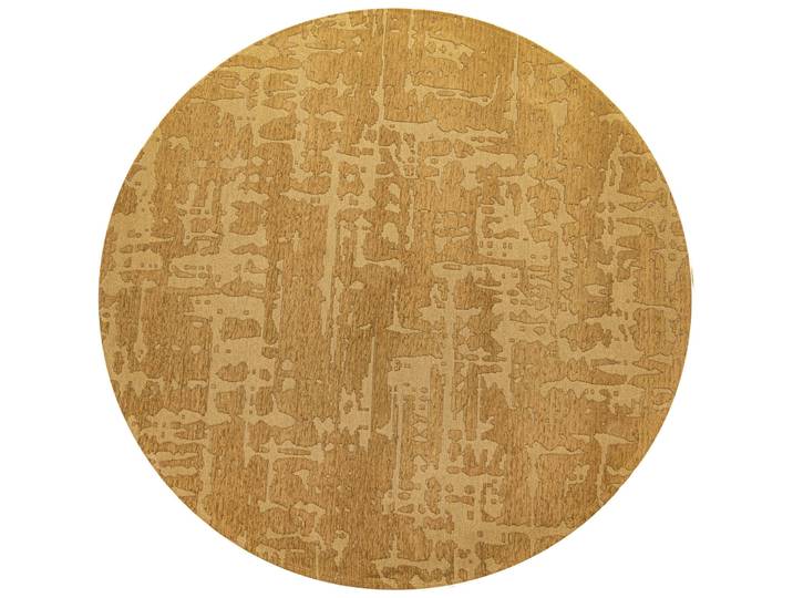 Teppich Baobab gold Einfarbig Polyester 240 x 240 cm
