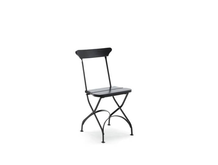 Byarums bruk Classic No.2 Stuhl Schwarz, schwarzes Gestell