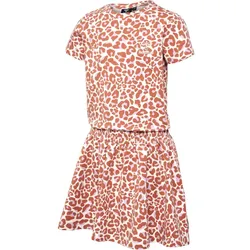 hummel hmlJUMPY AOP kurzarm Kleid Mädchen 6113 - copper brown 104