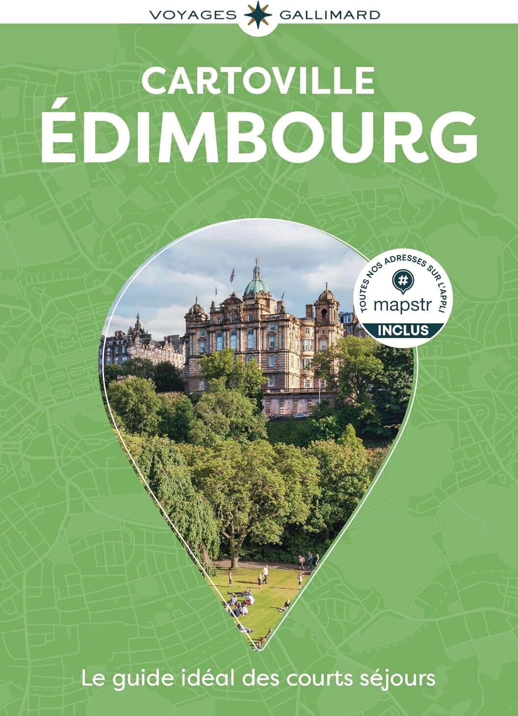 Gallimard Plan détaillé d'Edimbourg (Ecosse)   Cartoville