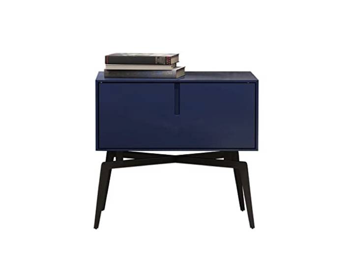 OGOODLE Nachttisch für Zuhause, Nachttisch, modern, minimalistisch, Aufbewahrung, Nachttisch, Spind, Schmiedeeisen, Beistelltisch, Wohnzimmer, Schlafzimmer, Nachttisch, Schlafzimmer
