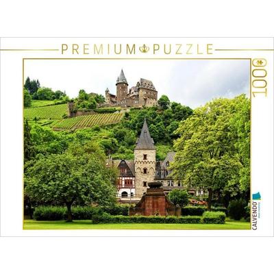 CALVENDO Puzzle Blick auf die Burg Stahleck in Bacharach am Mittelrhein | 1000 Teile Lege-Größe 64x48cm Foto-Puzzle für glückliche Stunden, Sonstige