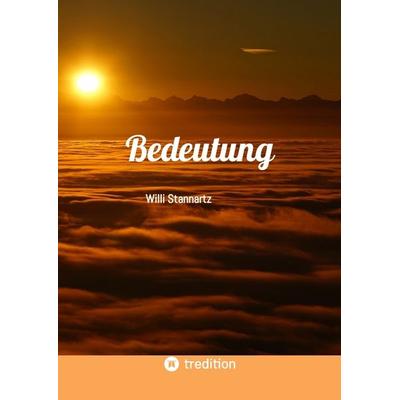 Bedeutung, Gebundene Ausgabe von Willi Stannartz, Tredition, 978-3-384-34265-2