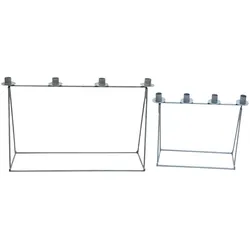 Krasilnikoff Kerzenhalter Advent 2er Set, Zink
